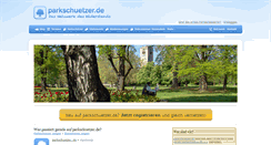 Desktop Screenshot of parkschuetzer.de